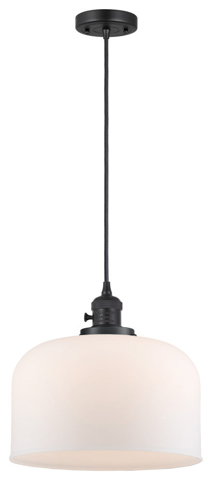 INNOVATIONS 201CSW-BK-G71-L 1-Light Mini Pendant Matte Black