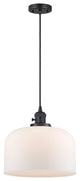INNOVATIONS 201CSW-BK-G71-L 1-Light Mini Pendant Matte Black
