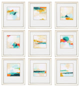 "Atmospheric" Framed Artwork, 9-Piece Set