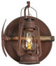 16 Wide Miners Lantern Wall Sconce