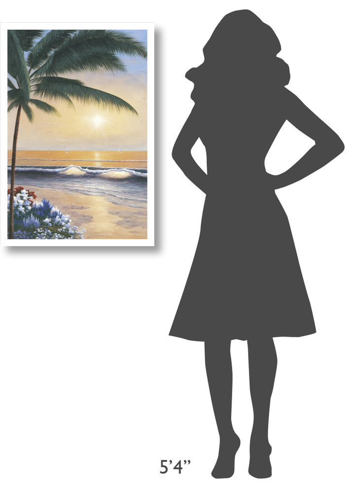 "Palm Beach Sunrise" Digital Paper Print by Diane Romanello, 22"x32"