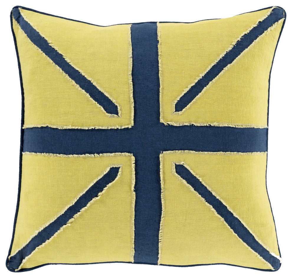 Surya Linen Flag LF-001 20" x 20" Pillow Kit