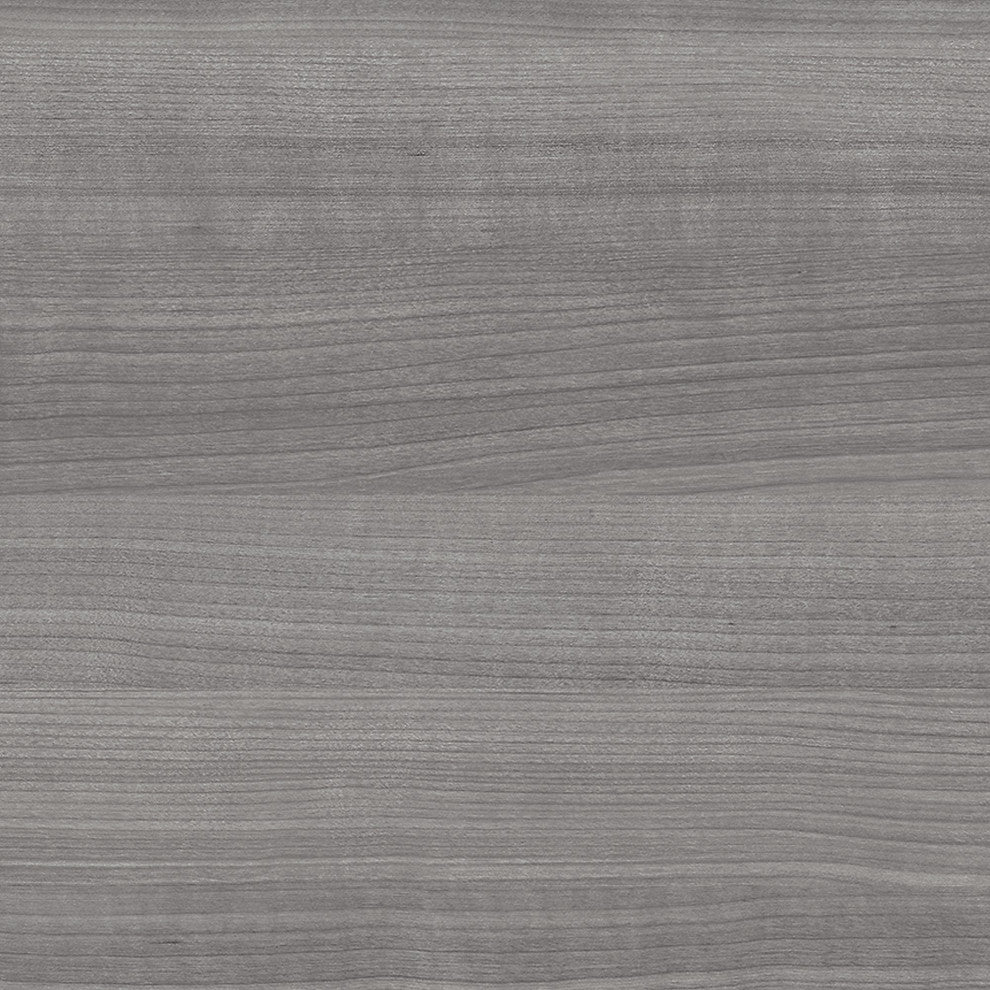 Somerset 72" Office Desk With Hutch, Platinum Gray