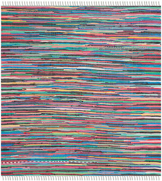 Safavieh Rag Rug Rar121M Rug, Grey/Multi, 6'x6'