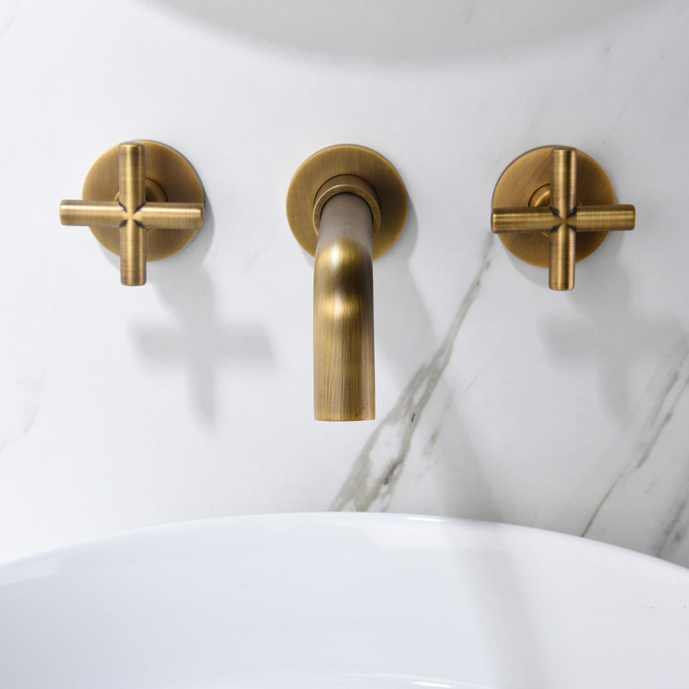 TATEUS Bathroom Faucet Wall Mounted Bathroom Sink Faucet