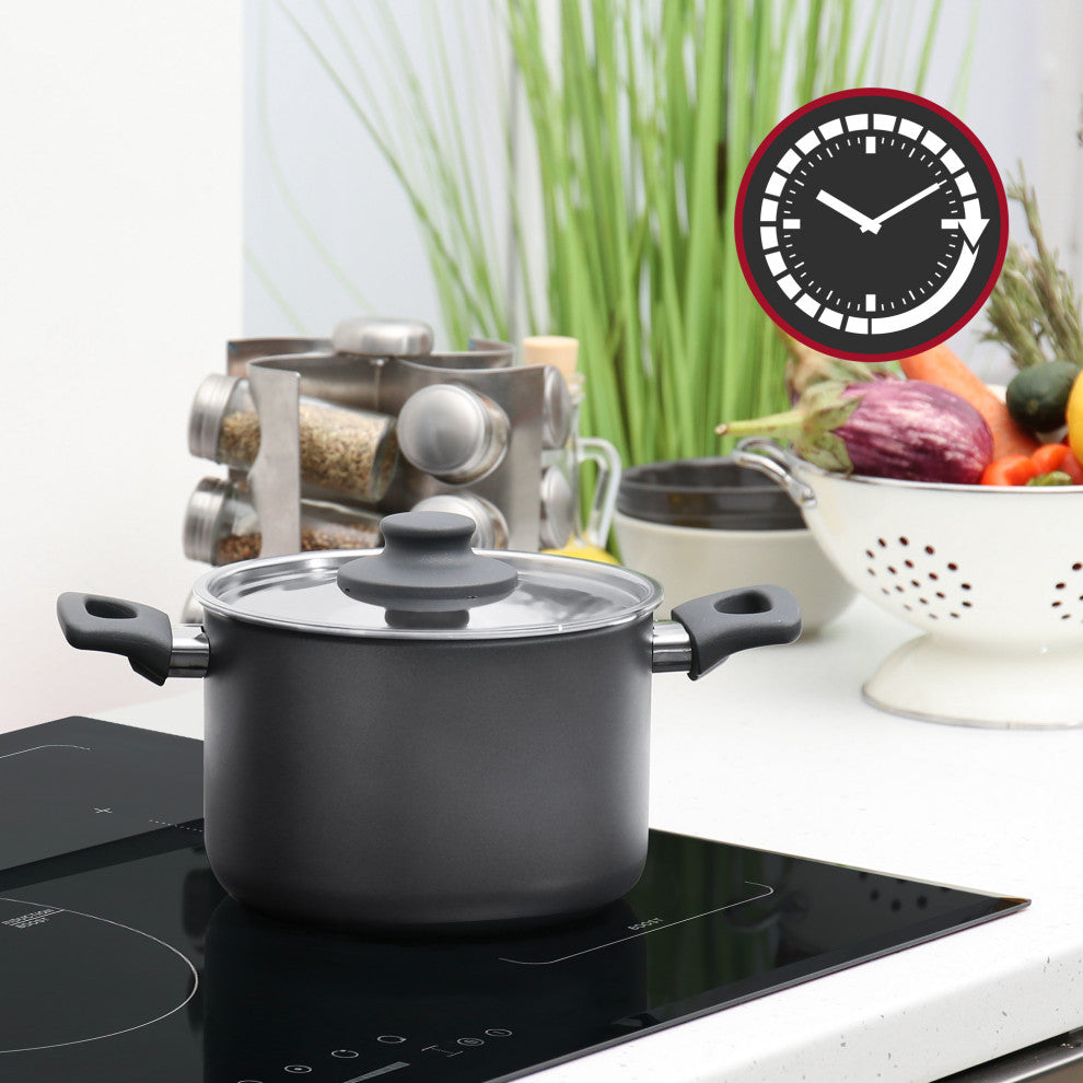 Built-in 36" 5 Elements Black Induction Cooktop Including Bridge Element