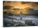 "Lofoten Beach And Stones" Wrapped Canvas Art Print, 36"x24"x1.5"