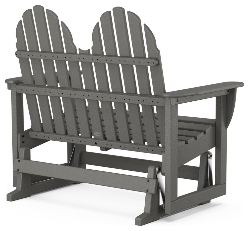 Polywood Classic Adirondack 48" Glider, White