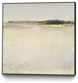 "Embellished Subtle Scape I" Framed Canvas by Giant Art 20"x20"