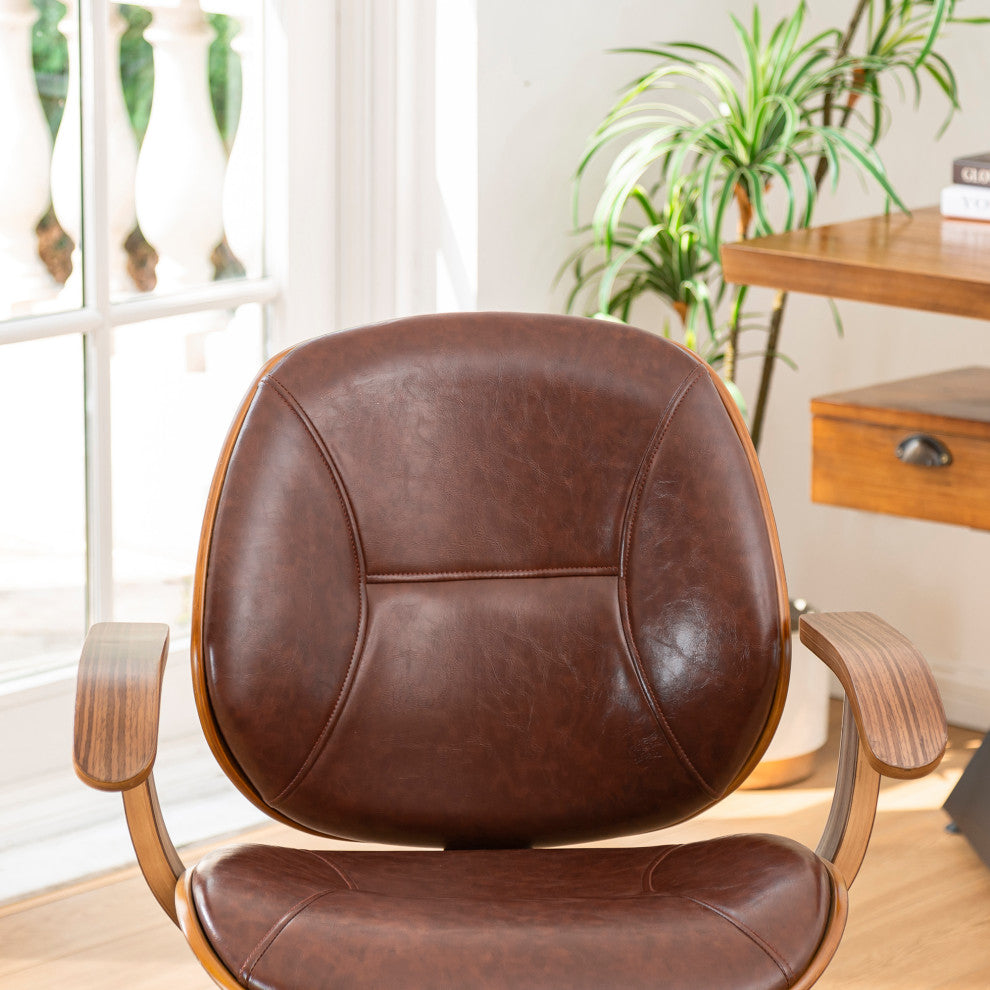 Russet Gaslift Adjustable Swivel Office Chair