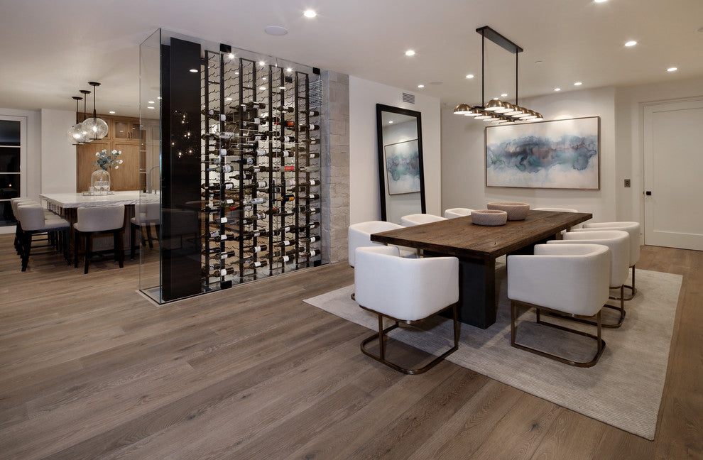 W Series Magnum Frame 10' - Floating Wine Rack Frame for up to 72 bottles, Matte