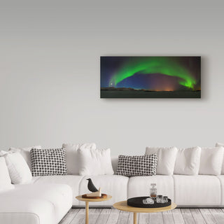 Roy Samuelsen 'Northern Lights Night' Canvas Art, 19"x8"