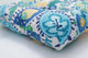 Amalia Paisley Blue Wicker Seat Cushion, Set of 2