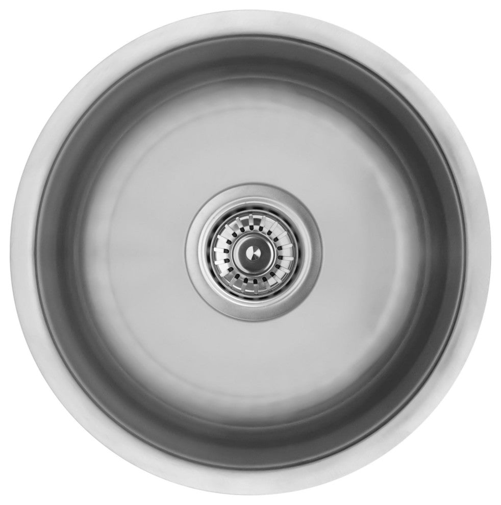 Karran USA U-1414 U Series 14-1/2" Undermount Single Basin - Stainless Steel