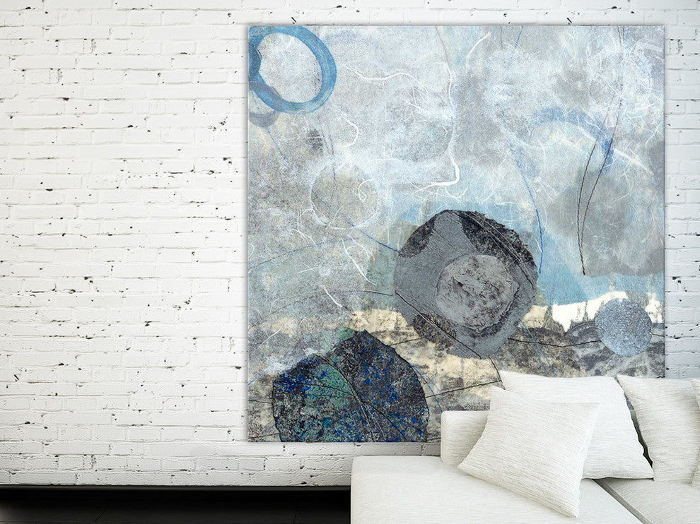 "Pathways II: Wave" Fine Art Canvas Print, 54"x54"