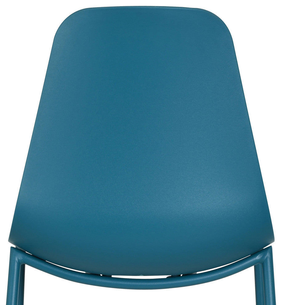 Poly and Bark Isla Chair, Ocean Teal, Set of 4