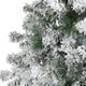 8'' Flocked Rock Springs Spruce Artificial Christmas Tree