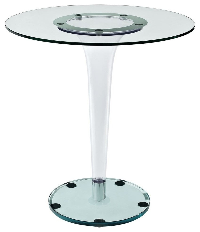 Gossamer Dining Table in Clear