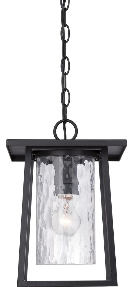 Quoizel LDG1909K One Light Outdoor Hanging Lantern Lodge Mystic Black