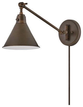 Hinkley Arti 7.75" Single Articulating Wall Sconce, Olde Bronze