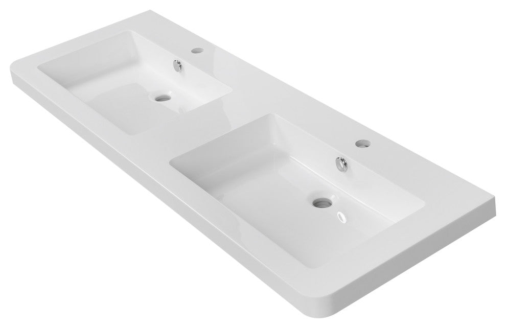 55" Solid Surface Resin Streamline K-0990-55 Vanity Top