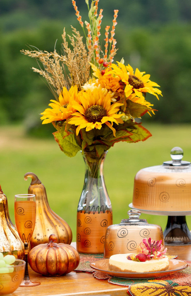 Gold Curl Carafe