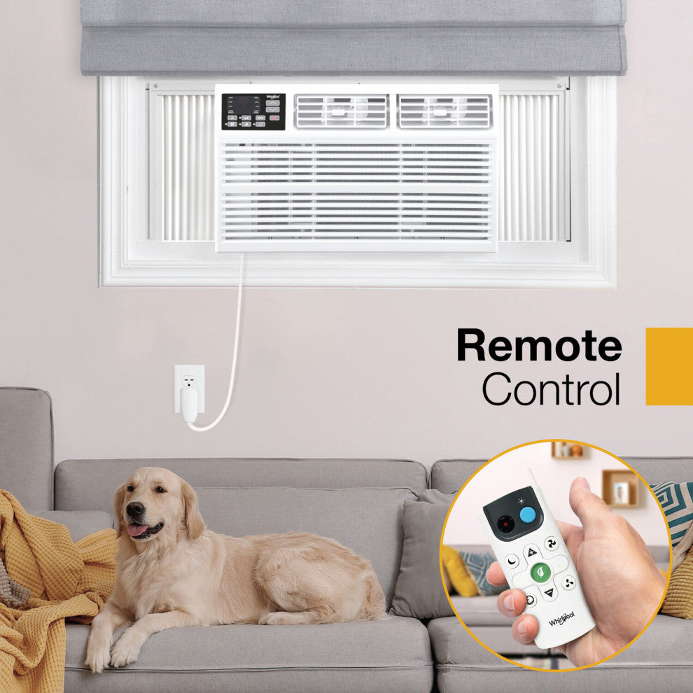 Energy Star 18,000 BTU 230V Window-Mounted Air Conditioner With Remote Control