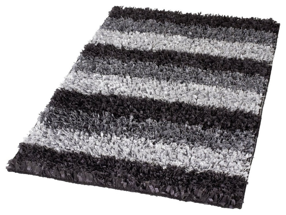 Slate Gray Modern Non Slip Washable Bathroom Rug, Lounge, Extra Large