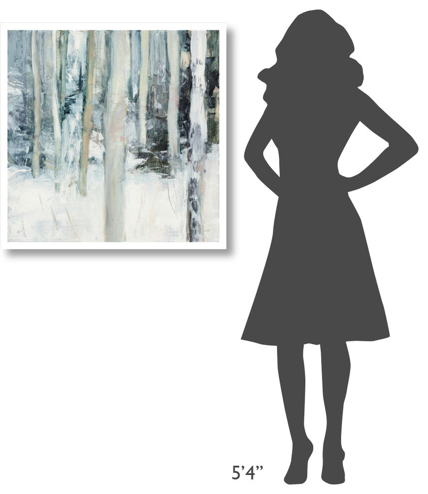 "Winter Woods I" Digital Paper Print by Julia Purinton, 32"x32"