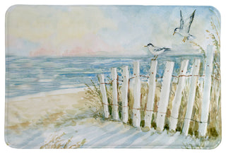 Laural Home Coastal Sanctuary Dunes Memory Foam Rug