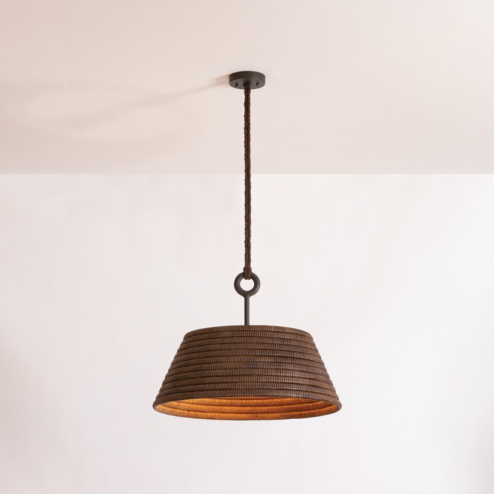 Troy Lighting Sequoia Pendant Gesso White, 54"Lx23.75"Wx18.25"H