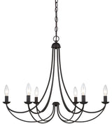 Mirren 6-Light Chandelier, Imperial Bronze