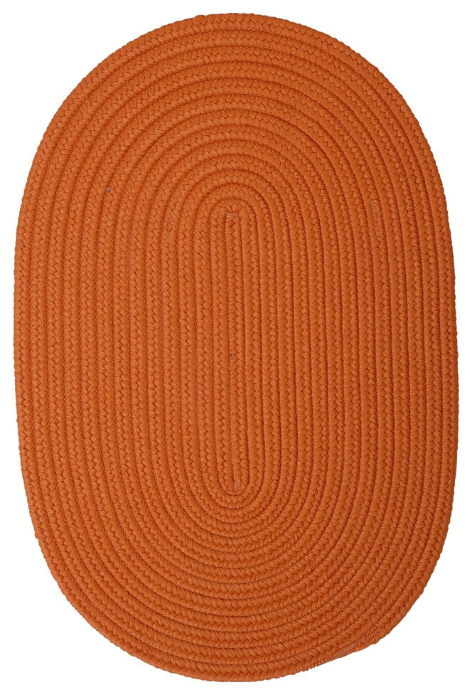 Colonial Mills Boca Raton BR74 Rust Indoor/Outdoor Area Rug, Oval 8'x11'