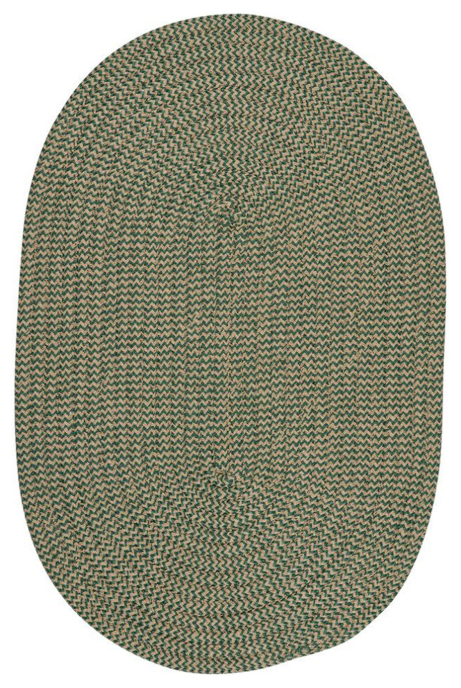 Softex Check CX16 Myrtle Green Check Traditional Area Rug, Round 10'x10'