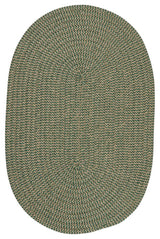 Softex Check CX16 Myrtle Green Check Traditional Area Rug, Round 10'x10'