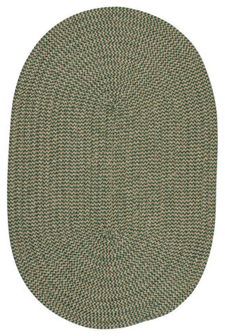 Softex Check CX16 Myrtle Green Check Traditional Area Rug, Round 10'x10'