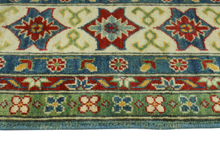 Kazak Tiger Lt. Blue/Ivory Rug, 8'4 x 11'3