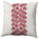Reverse Stack Pillow, Red, 16"x16"