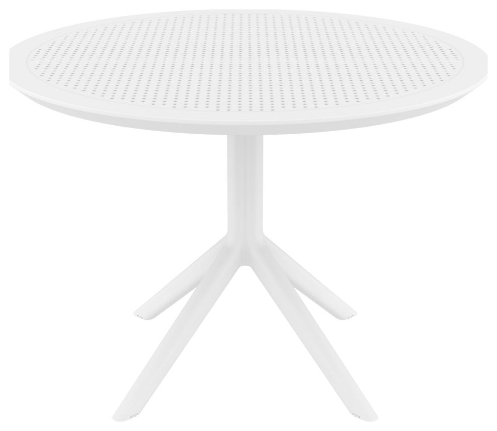 Sky Round Dining Table 42" Black, White