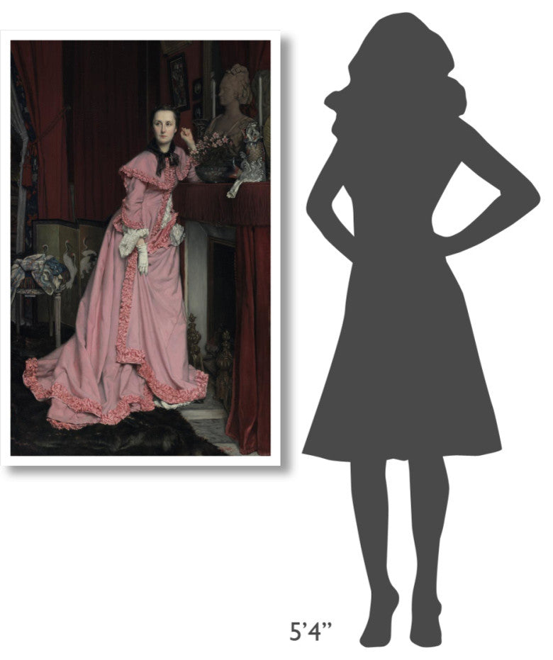 "Portrait of the Marquise de Miramon, nee, Therese Feuillant" Paper Art, 30"x46"