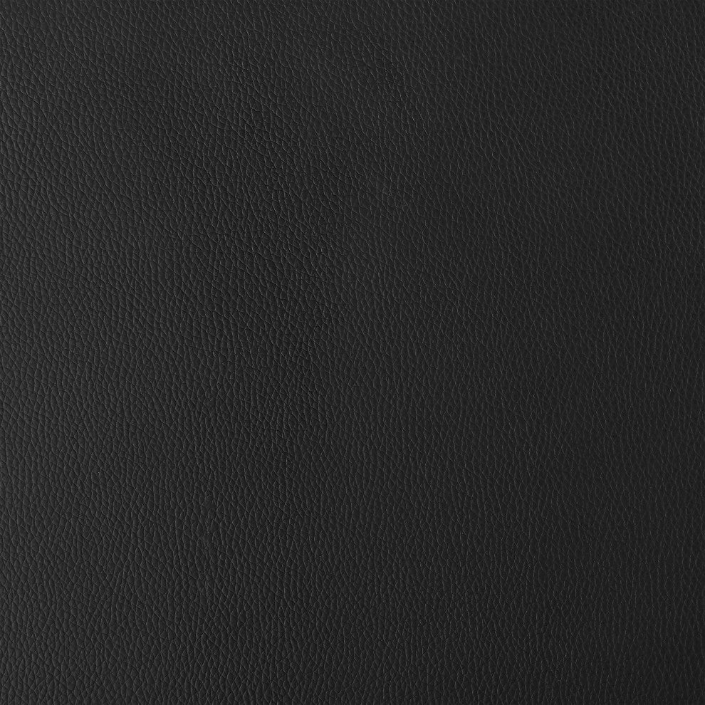 Bryant Swivel Stool, Brushed Stainless Steel/Black, Bar Height