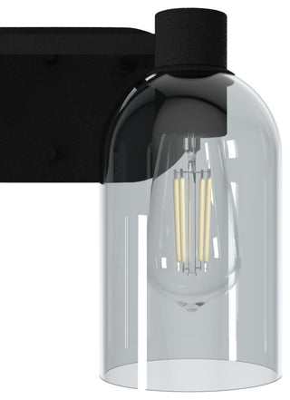 Hunter Lochemeade Natural Iron 2 Light Vanity Wall Light Fixture