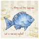 "Coastal Catch III" Digital Paper Print by Anne Tavoletti, 38"x38"