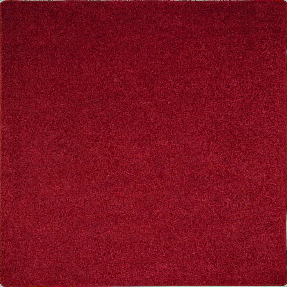 Kid Essentials Rug, Endurance, Burgundy, 6'x6'