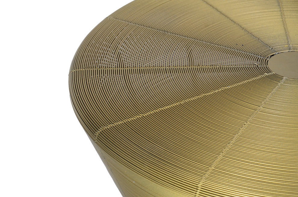 Wire golden Stool Side Table