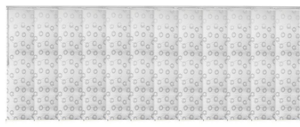 Salma 12-Panel Track Extendable Vertical Blinds 140-260"W