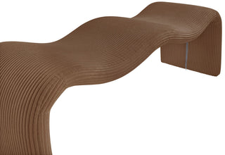 Willow Upholstered Bench, Saddle, Corduroy