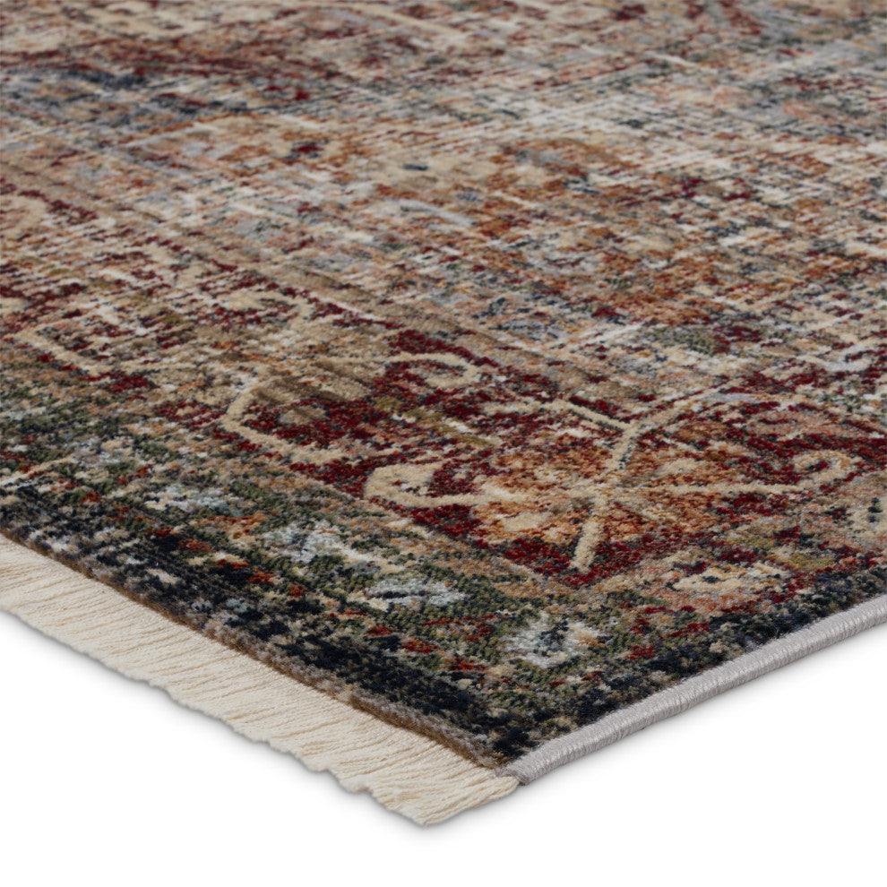 Vibe Zakaria Medallion Red/Blue Area Rug 5'X8'