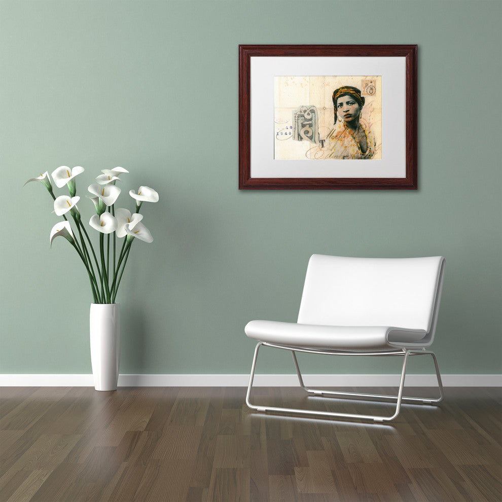 Nick Bantock 'Ronda Maur' Matted Framed Art, 14x11