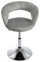 Giselle Contemporary Vanity Chair, Cool Grey